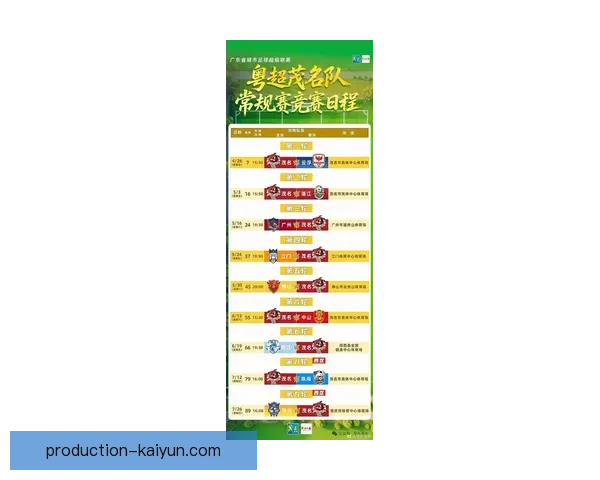 广东省超级联赛最新赛程全解析与赛事精彩看点盘点